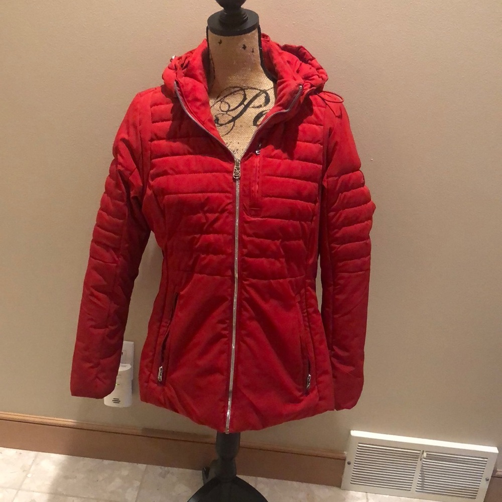 ZeroXposur Red winter jacket/Coat W/ removable hood